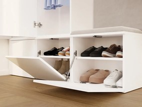 Předsíňová stěna Haga 2Sz2W 200 cm bílá