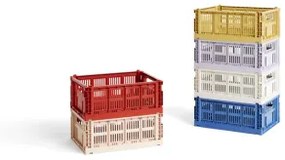 Úložný box Crate Recyklovaná zlatá žltá M HAY