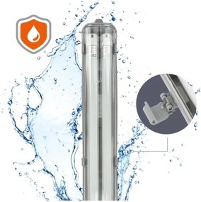 LED technické žiarivkové svietidlo T8 2xG13/18W/230V 6500K IP65 127 cm