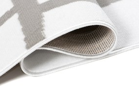 TA Koberec T967A WHITE CHEAP PP CRM Biely Obdĺžnikový Rozmer: 120x170 cm