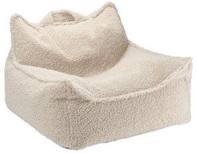 Svetlohnedý detský sedací vak z textílie buklé Chair – Wigiwama