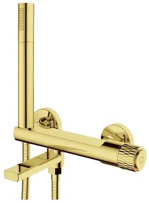 Mexen Diamond vaňová batéria, zlatá, 71530-50