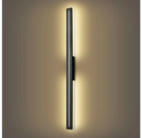 Brilagi - LED vonkajšie nástenné svietidlo LINEO LED/24W/230V 3000K IP65 čierne