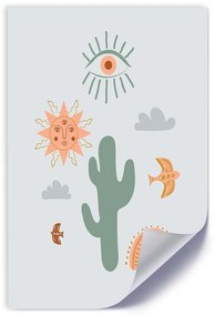 Gario Plagát Magický kaktus Farba rámu: Bez rámu, Veľkosť: 60 x 90 cm