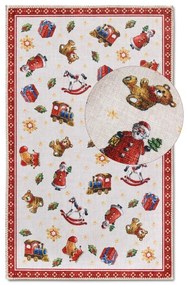Červený koberec s vianočným motívom 50x80 cm Red Christmas – Villeroy&amp;Boch