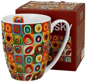 Porcelánový hrnček Kandinsky Squares with Circles 360 ml