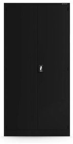 Skriňa na náradie DAREK, 920 x 1850 x 500 mm, All Black: čierna