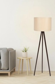 Stojacia lampa Tripod Cream Walnut 101