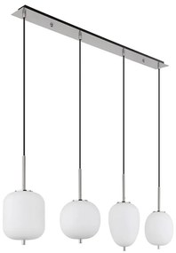 Globo 15345-4NO - Luster na lanku BLACKY I 4xE14/40W/230V