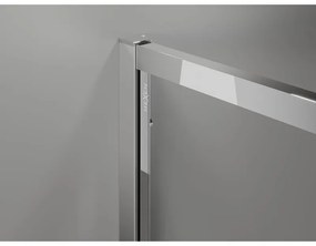 Mexen Exo, sprchovací kút s posuvnými dverami 150 x 85 cm, 6mm číre sklo, chrómový profil, 8151-150-085-01-00