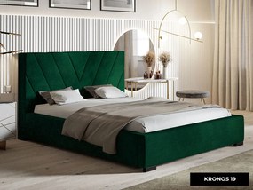 PROXIMA.store - Moderná čalúnená posteľ VIVIAN ROZMER: 180 x 200 cm, FARBA NÔH: chrómová