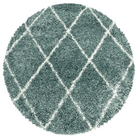Ayyildiz Kusový koberec ALVOR 3401, kulatý, Modrá Rozmer koberca: 160 cm KRUH