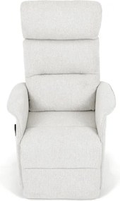 Polohovacie kreslo béžové, elektrické TV-L8960 CRM2