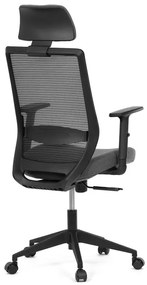 Autronic BONTEC Kancelárska stolička, synchrónny mechanizmus, čierna sieťovina, KA-V3329 BK Farba: Šedá