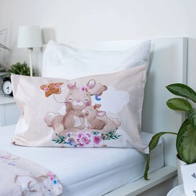 Jerry Fabrics Obliečky do postieľky 100x135 + 40x60 cm - Bunny Star