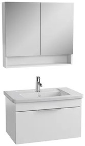 Kúpeľňová skrinka s umývadlom VitrA Mia 80x49x45 cm biela lesk 10149, 1 ks