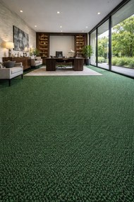 Beaulieu International Group, Koberec metráž Piccolo 651, na mieru, šíře 4m, zelená, guma (gél - protišmykový), chodba / predsieň