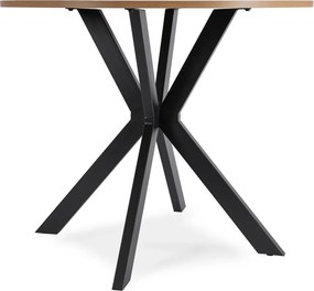Stôl ERION 90 cm Dub Zlatý / Čierny