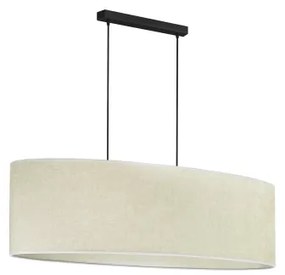 Duolla - Luster na lanku OVAL 2xE27/15W/230V šedá