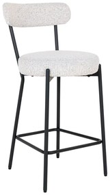 Biela barová stolička (výška sedadla 65 cm) Badalona – House Nordic