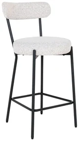 Biela barová stolička (výška sedadla 65 cm) Badalona – House Nordic