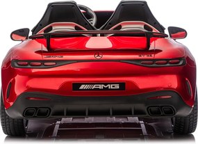 LEAN CARS Autobatéria Mercedes GT63 AMG DK-GT63 24V LCD červená lakovaná