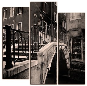 Obraz na plátne - Malý most v Benátkach - štvorec 3115FC (75x75 cm)