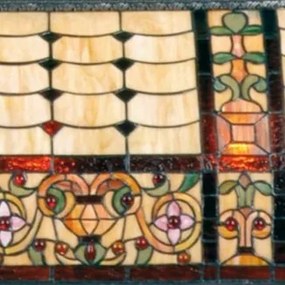 Luster do kuchyne stropná Tiffany lampa  115*34*141