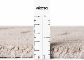 Vikosa, Kusový koberec Vikosa Arcura 106270 Light Grey kruh, 150x150 (priemer) kruh, šedá, obývacia izba