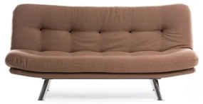 Dvojmiestná rozkladacia pohovka BINA svetlohnedá