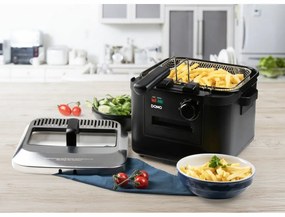 Fritéza DOMO DO545FR s vyberateľnou nádobou, 4 l