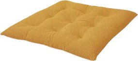 Podsedák na stoličky Antje 40x40 cm, medovo žltý%