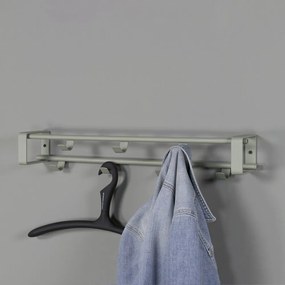 Zeleno-sivý kovový nástenný vešiak Rex – Spinder Design