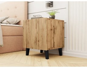 SADA 2x Nočný stolík VAMOS 52x45 cm dub wotan