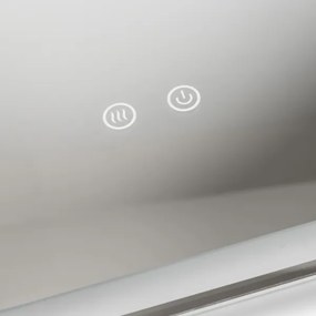 Brilagi - LED stmievateľné kúpeľňové vyhrievané zrkadlo s podsvietením BELLA LED/12W/230V 40x60 cm IP44