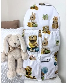 INTERMEDIC SK Obliečka na zavinovačku Zvieratková párty 120x37cm