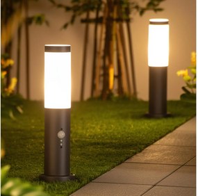 Brilagi - Vonkajšia lampa so senzorom NOVA 1xE27/15W/230V 40 cm IP44 antracitová