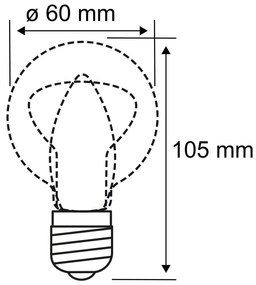 Paulmann LED žiarovka E27 7 W dim to warm