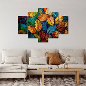 Obraz - Mozaika z listov (150x105 cm)
