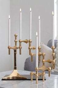 Stoff Nagel Dizajnový svietnik STOFF Nagel Solid Brass – set 3 ks