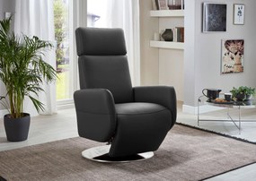XXXLutz RELAXAČNÉ KRESLO, koža, čierna Sit & More - Online Only obývacie izby - 000144006227