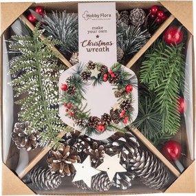 Kreatívna sada DIY CHRISTMAS na výrobu vencov a dekorácií - rôzne varianty