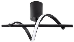 Čierne LED stropné svietidlo ø 7 cm Likma – Opviq lights