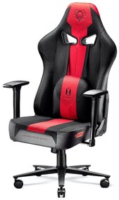 Látkové herné kreslo Diablo X-Player 2.0 King Size: karmínovo-antracitové Diablochairs