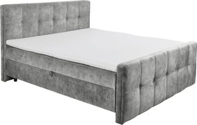 XXXLutz AMERICKÁ POSTEĽ, 160/200 cm, sivá MID.YOU - Online Only spálne - 002220050103