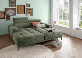 XXXLutz VEĽKÁ POHOVKA, textil, tmavozelená Livetastic - Sedačky - 002310041632