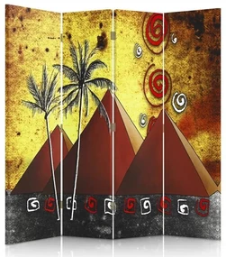Gario Paraván Pyramídy Rozmery: 145 x 170 cm, Prevedenie: Otočný paraván 360°