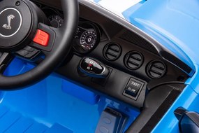 LEAN CARS Elektrické autíčko Ford Mustang GT500 Shelby modré
