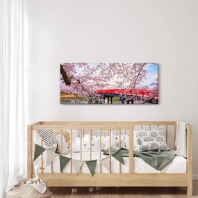 Obraz - Hirosaki, Japonsko (120x50 cm)