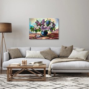 Sklenený obraz - Kytica orgovánu (70x50 cm)